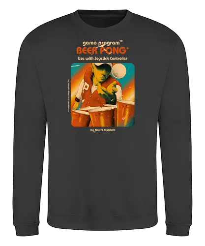 Beer Pong - gaming, fun, beer, bier, Beer Pong, retro - Sweatshirt