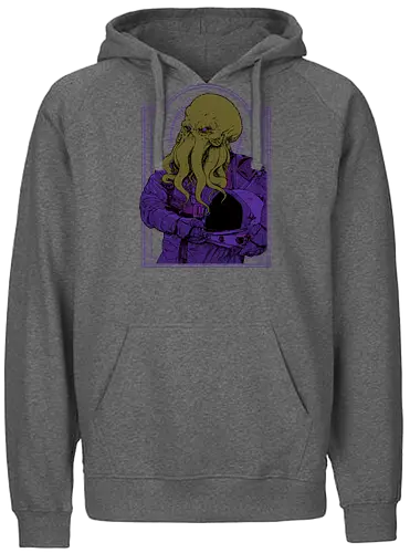 The First Astronaut - cthulhu, astronaut, fantasy, hp lovecraft, lovecraft, grt old oConsole - Fairtrade Hoodie