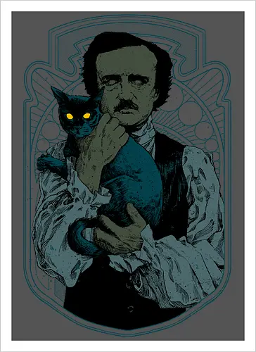 Poe and the Black Cat