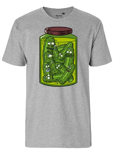 Multiverse Pickles - tv, cartoon, pickle, Multiverse, rick, pickle rick, fun - Fairtrade T-Shirt