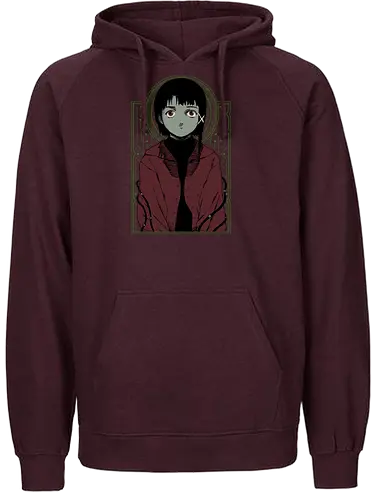 Serial Experiment - Lain, Serial Experiments Lain, anime, cyberpunk, scifi - Fairtrade Hoodie