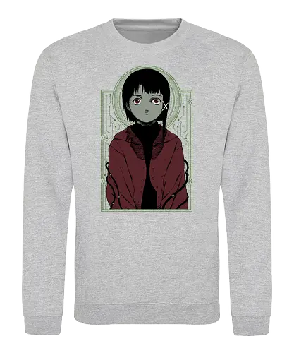 Serial Experiment - Lain, Serial Experiments Lain, anime, cyberpunk, scifi - Sweatshirt