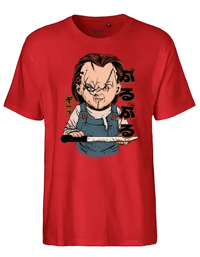 Do You Wanna Play? - horror, halloween, chucky, puppet, doll, film, movie - Fairtrade T-Shirt