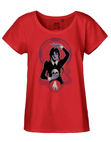 Full of Woe - goth, addams, weComiconsoleday - Fairtrade Girl Shirt