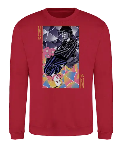 Beautiful Contrast - raven, series, contrast, card, wednesday - Sweatshirt