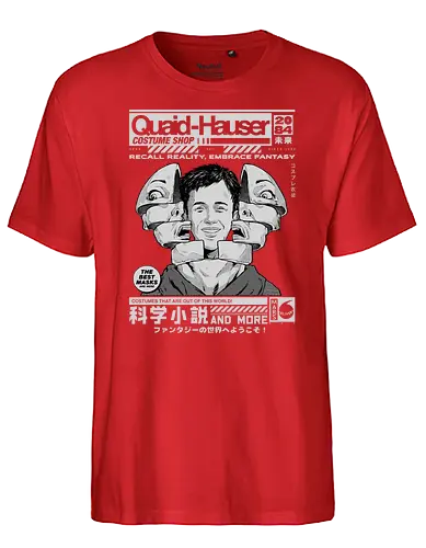 Quaid-Hauser Costume Shop - total recall, movie, 90s, drm, Rlity - Fairtrade T-Shirt