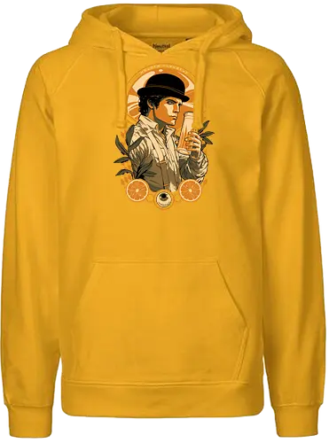 Milk Propaganda - Clockwork, Orange, milk, 80s - Fairtrade Hoodie