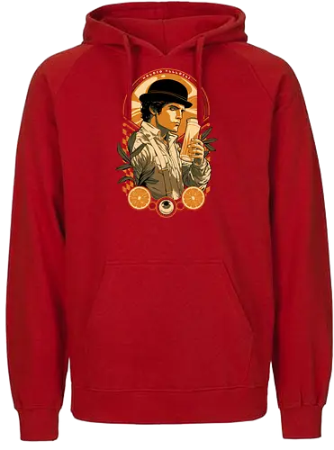 Milk Propaganda - Clockwork, Orange, milk, 80s - Fairtrade Hoodie