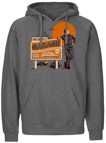 Michael's Garage - Michael, horror, halloween - Fairtrade Hoodie