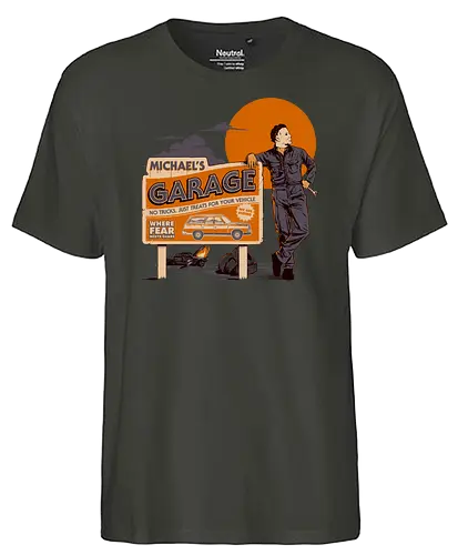 Michael's Garage - Michael, horror, halloween - Fairtrade T-Shirt