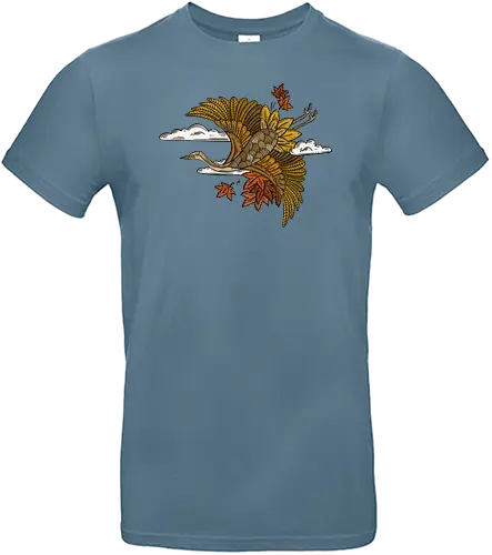 The Japanese Crane. - crane, japan, kranich, bird, spirit, vogel - Standard T-Shirt