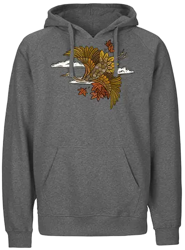 The Japanese Crane. - crane, japan, kranich, bird, spirit, vogel - Fairtrade Hoodie