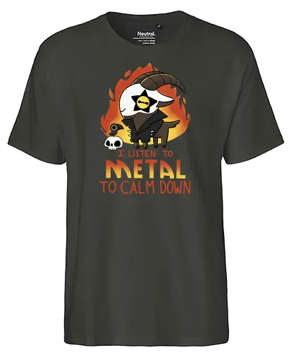 Metal Goat - metal, goat, ziege, relax, Heavy metal - Fairtrade T-Shirt