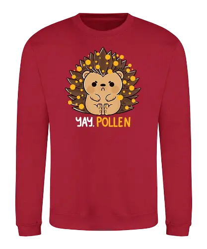 Allergic Hedgehog - Pollen, igel, allergie, allergy - Sweatshirt