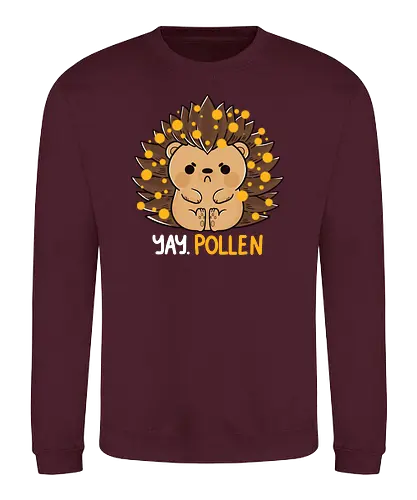 Allergic Hedgehog - Pollen, igel, allergie, allergy - Sweatshirt