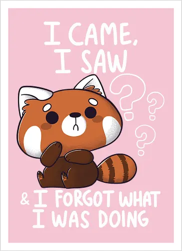 Forgetful Red Panda