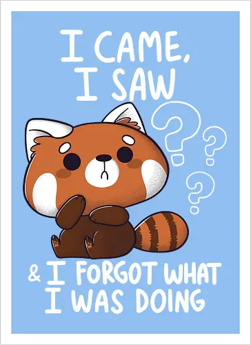 Forgetful Red Panda