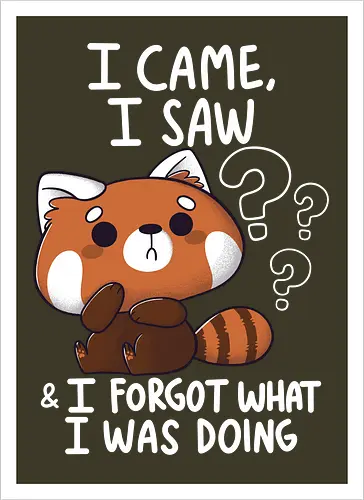 Forgetful Red Panda