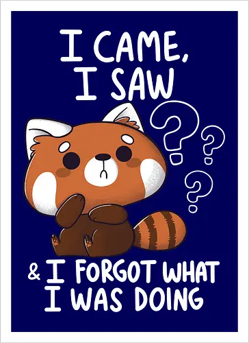 Forgetful Red Panda