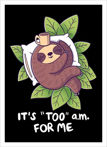 "Too" a.m.