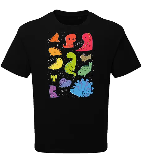 Tiny Rainbow Dinosaurs