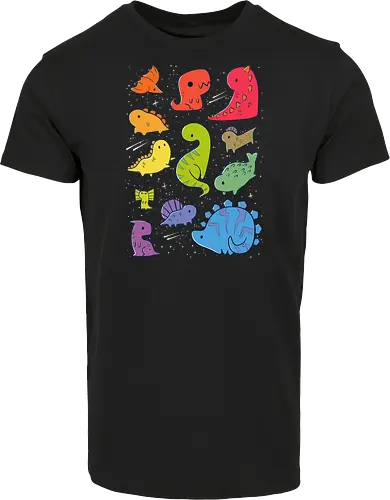 Tiny Rainbow Dinosaurs