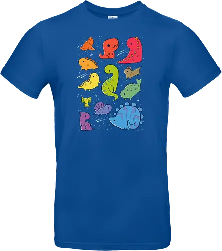 Tiny Rainbow Dinosaurs