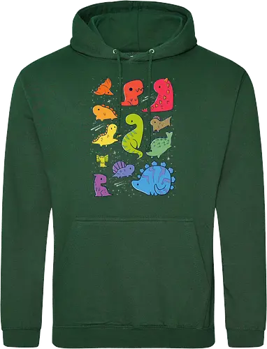 Tiny Rainbow Dinosaurs