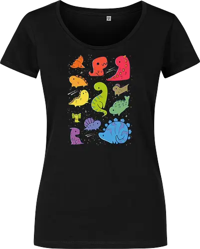 Tiny Rainbow Dinosaurs