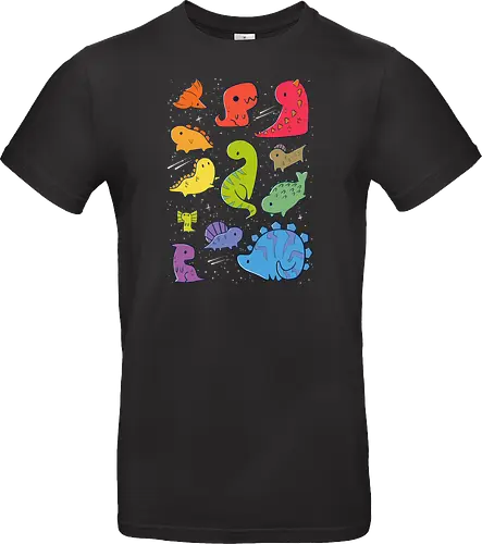 Tiny Rainbow Dinosaurs