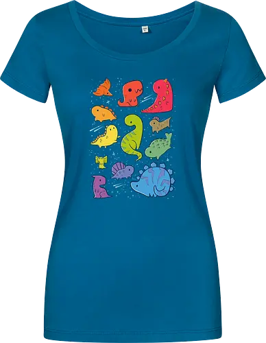 Tiny Rainbow Dinosaurs