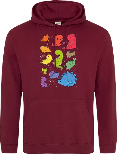 Tiny Rainbow Dinosaurs