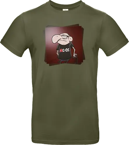 Angus Old - rock, music, rentner, comic, cartoon - Standard T-Shirt