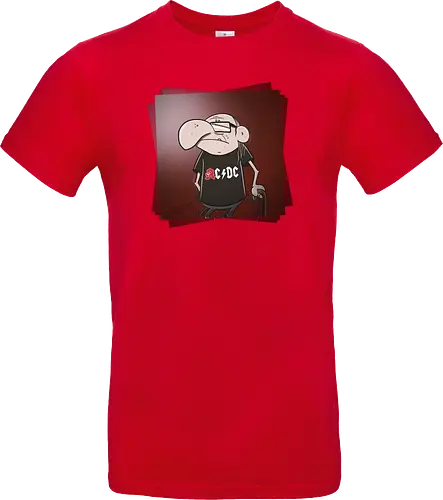 Angus Old - rock, music, rentner, comic, cartoon - Standard T-Shirt