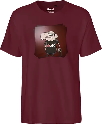 Angus Old - rock, music, rentner, comic, cartoon - Fairtrade T-Shirt