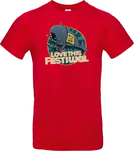 Festiwal - rock, music, festival, wal - Standard T-Shirt