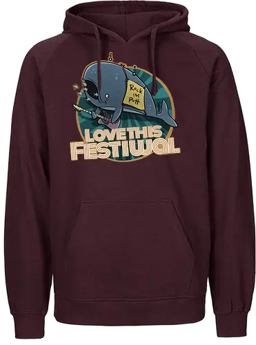 Festiwal - rock, music, festival, wal - Fairtrade Hoodie