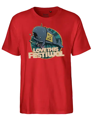 Festiwal - rock, music, festival, wal - Fairtrade T-Shirt
