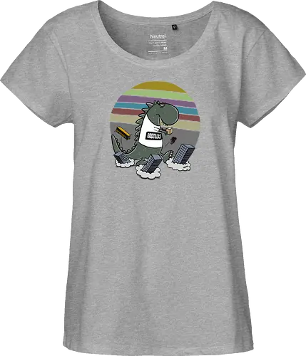 Gozillas - kaiju, gorilla - Fairtrade Girl Shirt
