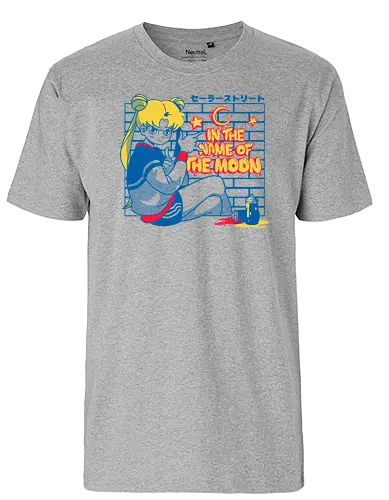 Magical Street - Magical Girl, sailor, moon, graffiti, anime - Fairtrade T-Shirt