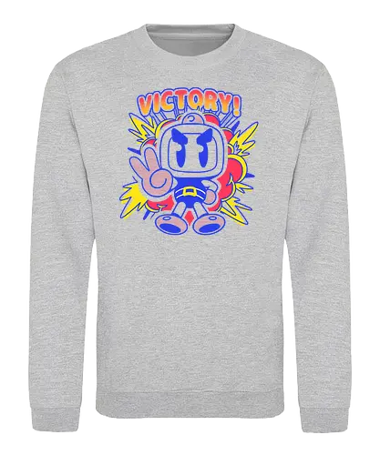 Bomber Victory - bomb, games, gaming, Retrogaming - Sweatshirt