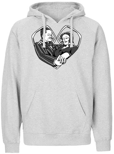 Eternal Love - addams family, ewige liebe, liebe, spooky - Fairtrade Hoodie
