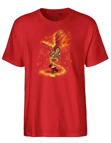 Flame Ravager - avatar, roku, aang, legend, Bending, feuer, fire - Fairtrade T-Shirt