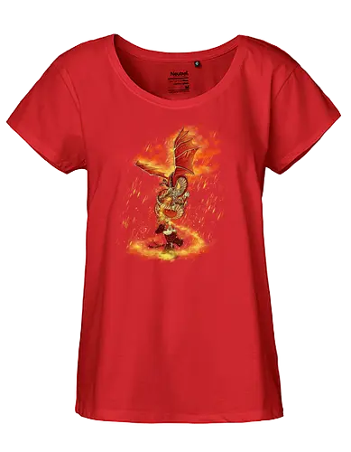 Flame Ravager - avatar, roku, aang, legend, Bending, feuer, fire - Fairtrade Girl Shirt