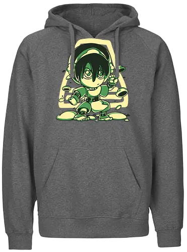 Cute earthbender - earth, Bending, avatar - Fairtrade Hoodie