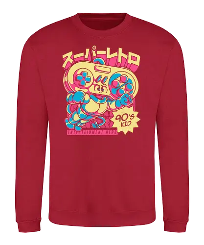 Super Retro - retro, controller, 90s, console, konsole, gaming - Sweatshirt