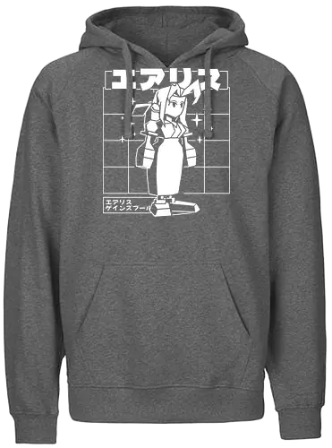 Polygonal Flower Girl - final, fantasy, polygon - Fairtrade Hoodie