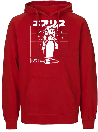 Polygonal Flower Girl - final, fantasy, polygon - Fairtrade Hoodie