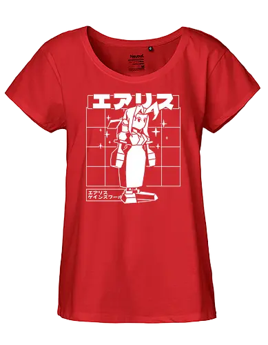 Polygonal Flower Girl - final, fantasy, polygon - Fairtrade Girl Shirt