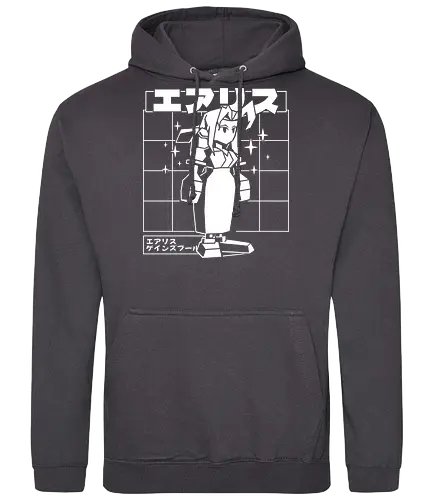 Polygonal Flower Girl - final, fantasy, polygon - Standard Hoodie